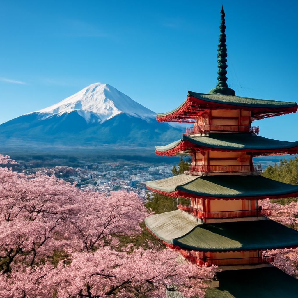 Mt Fuji Chureito